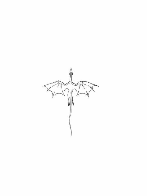 Wyrvens Dragon Tattoo, Plant Simple Tattoo, Black And Gray Fine Line Tattoo, Wyvern Tattoo Simple, Tattoos For Outdoorsy Women, Simple Tattoos For Beginner Artists, Subtle Percy Jackson Tattoo, Minimalist Flash Tattoo, Small Neck Tattoos For Women Side