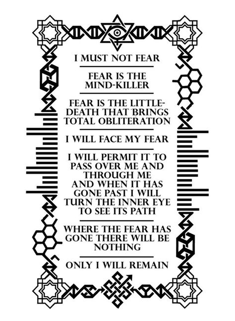 Litany Against Fear, Dune Quotes, Y Chromosome, Dune Novel, Groovy Room, Make A Frame, Bene Gesserit, Dune Frank Herbert, Dune Art