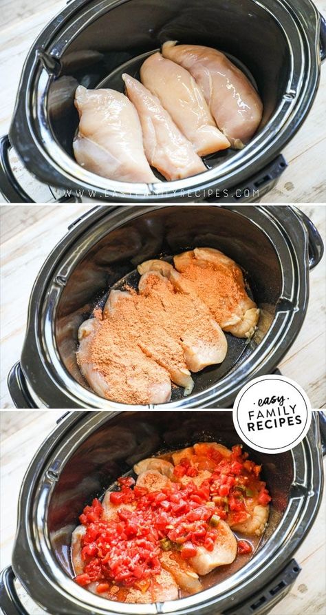 3 Ingredient Crock Pot Chicken, Crock Pot Shredded Chicken Tacos, Authentic Chicken Tacos, Crock Pot Shredded Chicken, Crock Pot Chicken Tacos, Crockpot Shredded Chicken Tacos, Chicken Breast Tacos, Crockpot Chicken Tacos Recipes, Chicken Tacos Recipe Easy