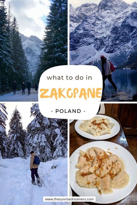 zakopane itinerary - mountains, piergoi's - what to do in zakopane Zakopane Poland Winter, Zakopane Winter, Poland Trip, Zakopane Poland, Tatra Mountains, Go Skiing, Poland Travel, Summer Paradise, Hiking Spots