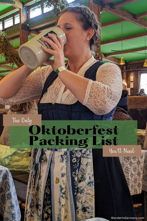 what to wear to octoberfest Germany, Germany Packing List, Oktoberfest Outfit, Packing Guide, Above And Beyond, Packing List, Need This