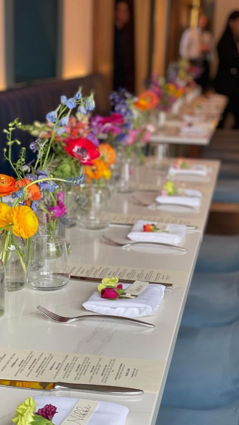 We loved setting up Mariany’s Baby in Bloom Shower @terravitanj restaurant. #babyinbloom #babysprinkle #babyshower #budvases #wildflowers… | Instagram Wildflower Brunch, Wildflower Tablescape, Wildflower Party, Baby In Bloom, Bridal Brunch, Wildflower Wedding, Baby Sprinkle, In Bloom, Bud Vases