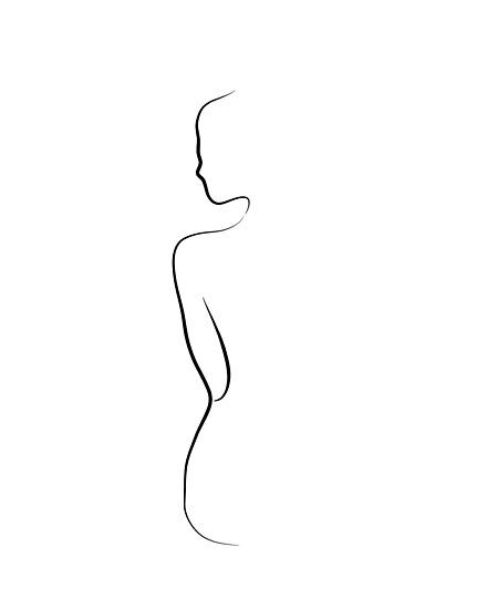 Woman Silhouette Line Art, Line Art Silhouette Woman, Silhouette Woman Drawing, Woman Line Art Drawing, Woman Sillhoute Drawing, Raven Minimalist Tattoo, Woman Outline Drawing Silhouette, Woman Back Silhouette, Siluette Woman Drawing