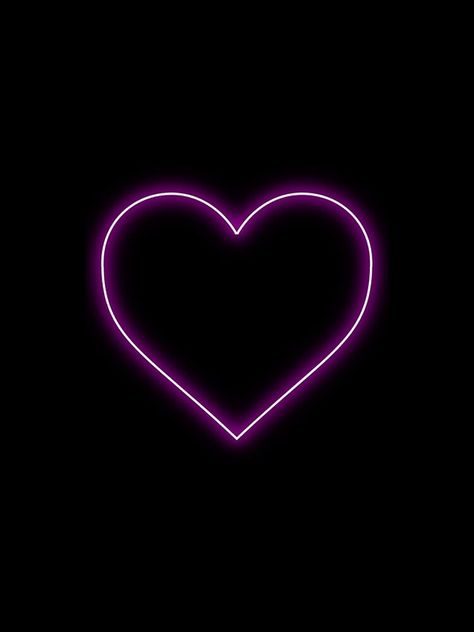 Neon Heart Aesthetic, Love Aesthetics Pink, Pink Neon Heart, Neon Pink Heart, Pink Neon Wallpaper, Neon Hearts, Care Bear Tattoos, Neon Light Wallpaper, Heart Neon