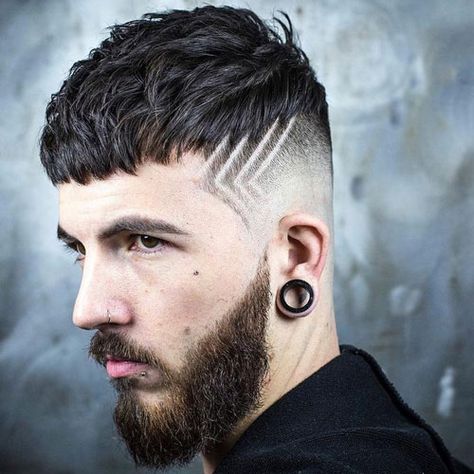 Cool Hair Lines - Best Hair Designs For Men: Cool Fade Haircut Designs For Guys and Boys #menshairstyles #menshair #menshaircuts #menshaircutideas #menshairstyletrends #mensfashion #mensstyle #fade #undercut #hairdesign #haircutdesign Combover Hairstyles, Greaser Hair, Haircut Designs For Men, Middle Aged Women Hairstyles, Blonde Makeup, Mens Hairstyles Undercut, Faded Hair, Haircut Designs, Short Hair Undercut