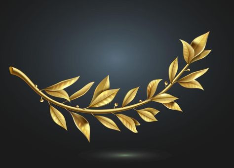 Greek Wreath, Laurel Vector, Vector Leaf, Gold Laurel Wreath, Laurel Wreath Logo, Laurel Branch, Ring Logo, Billionaire Life, Sketch Icon