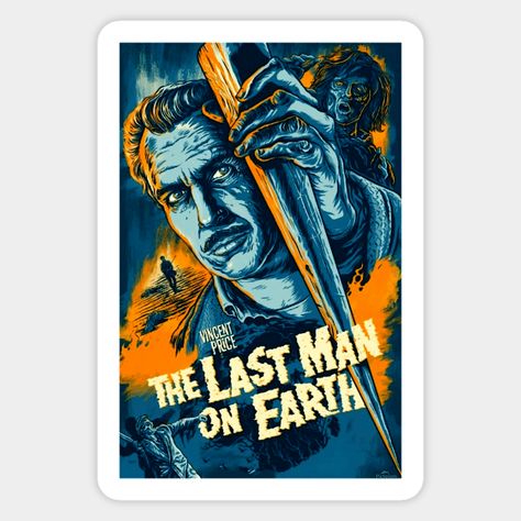 Old Film Posters, Science Fiction Movie Posters, Last Man On Earth, The Last Man On Earth, Old Movie Posters, Science Fiction Movie, Science Fiction Movies, Vincent Price, Classic Movie Posters