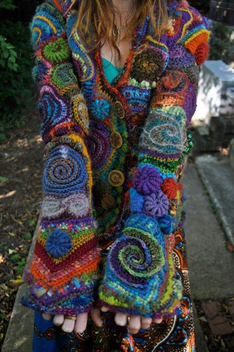 Boho Styl, Mode Hippie, Estilo Hippie, Form Crochet, Look Boho, Freeform Crochet, Swaggy Outfits, Hippie Outfits, Free Crochet Patterns