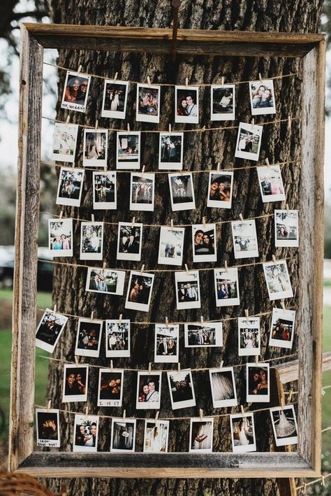 Top 30+ Wedding Photo Display Ideas for 2024 | Roses & Rings Wedding Photo Display Ideas, Graduation Photo Displays, Diy Wedding Decor Ideas, Photo Display Ideas, Book Backdrop, Diy Photo Display, Diy Wedding Decor, Wedding Photo Display, Guestbook Wedding