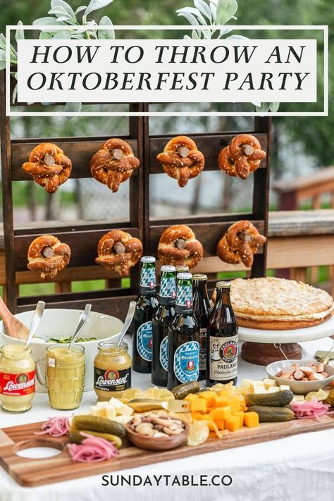 Octoberfest Party Ideas, Oktoberfest Appetizer, German Appetizers, Octoberfest Party, German Party, Fun Games To Play, Ideas For Fun, Oktoberfest Food, Party At Home