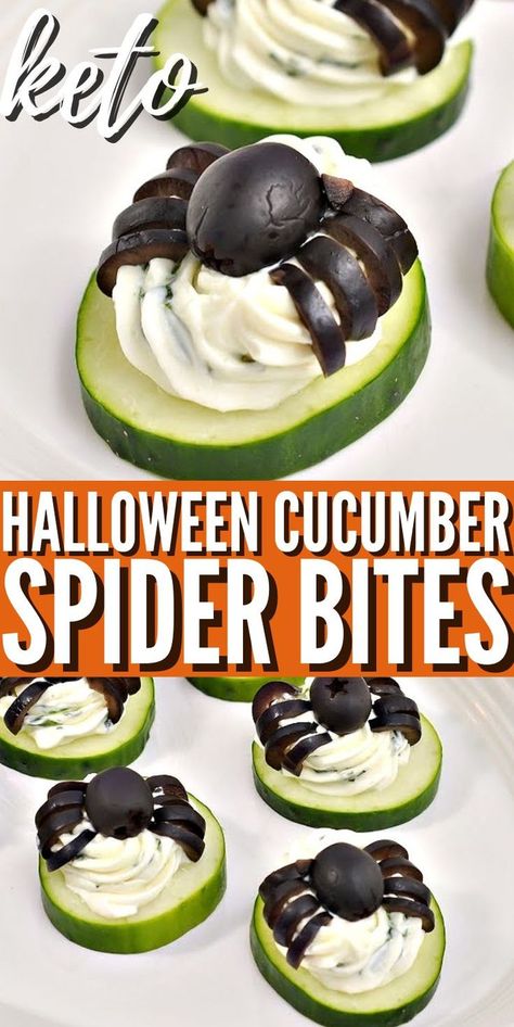 Halloween Snacks For Party Gluten Free, Healthy Snack Halloween Party, Healthy Spooky Snacks For Halloween, Spooky Healthy Halloween Snacks, Gf Halloween Appetizers, Halloween Themed Foods Potluck, Halloween Finger Appetizers, Food To Serve At Halloween Party, Halloween Keto Appetizers