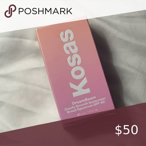 Kosas Dreambeam SPF 40 NIB Sunscreen, Kosas Dreambeam, Make Up Base, Sunscreen Spf, Mineral Sunscreen, Broad Spectrum Sunscreen, Spf Sunscreen, Makeup Base, Make Up