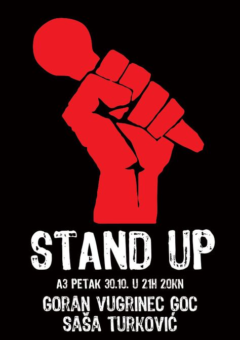 StandUp comedy poster Debate Competition Poster Design, Standup Comedy Poster, Stand Up Comedy Poster, Debate Poster, Comedy Poster, Debate Competition, Poetry Posters, Standup Comedy, Rock N Roll Party