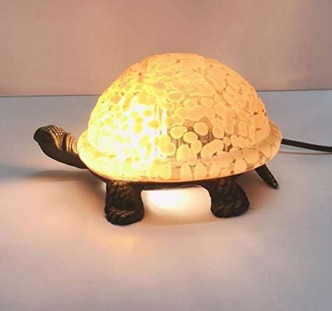 Brown Glass Painted lamp Turtle Table lamp，HMJ8062，Colorful Hand Painted Glass Animal Lights, Table Lamps - Amazon Canada Corner Lighting, Turtle Table, Colorful Table Lamp, Animal Night Light, Painted Lamp, Glass Turtle, Kids Room Lighting, Garden Corner, Light Study
