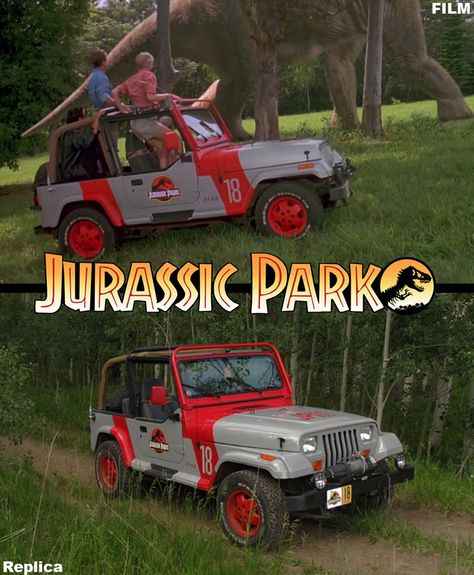 Jurassic Park Jeep - http://www.therpf.com/f9/jurassic-park-jeep-84971/ Jurassic Park Jeep Wrangler, Jurassic Park Car, Jurassic Park Jeep, Jurassic Park Series, Jurassic World 2015, Jurassic Park 1993, Jurassic Park Movie, Jurrasic Park, Jeep Yj