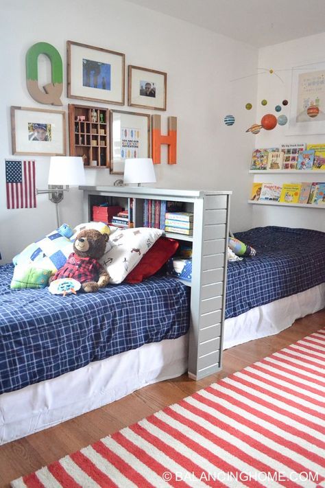 Small bedroom decor! #bedroom#bedroomdecor #bedroomdesign #bedroomideas#bedroomdecoratingideas Babies Bedroom, Boy And Girl Shared Bedroom, Boys Shared Bedroom, Kids Rooms Shared, Kids Shared Bedroom, Shared Kids Room, Shared Girls Bedroom, Two Twin Beds, Bedroom Minimalist