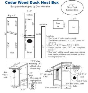 Wood Duck House, Duck House Plans, Bluebird House Plans, Bat House Plans, Toy Box Plans, Bird House Plans Free, Planter Box Plans, Wooden Bird Houses, Duck House