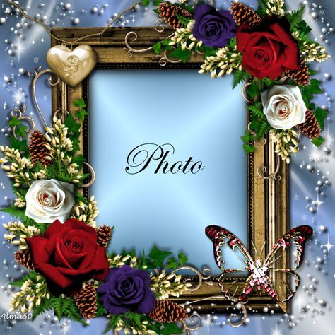 Frames For Pictures, Happy Birthday Flowers Wishes, Birthday Card With Name, Photo Frame Images, Christmas Picture Frames, Foto Frame, Happy Marriage Anniversary, Flower Picture Frames, Photo Frame Wallpaper