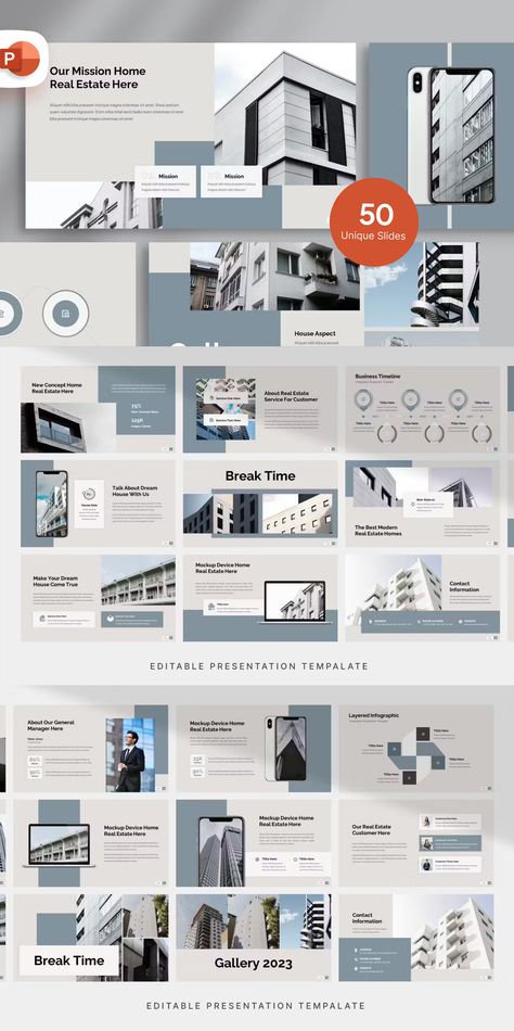 Ppt Architecture Presentation, Construction Presentation Design, Architecture Slide Presentation, Real Estate Presentation Template, Presentation Layout Design Architecture, Real Estate Presentation Design, Architecture Presentation Powerpoint, Architecture Powerpoint Presentation, Slide Presentation Design