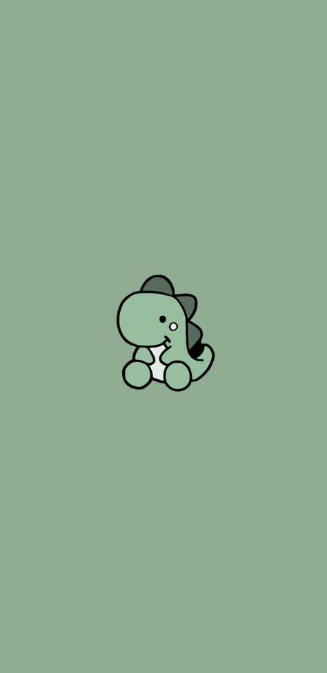 Cartoon Dinasour Wallpaper, Green Cartoon Wallpaper Iphone, Dinosaur Art Aesthetic, Cute Green Dinosaur Wallpapers, Cute Animal Wallpapers Cartoons, Aesthetic Green Cartoon, Dinasour Wallpapers Aesthetic Iphone, Cute Green Aesthetic Cartoon, Dinasors Wallpaper