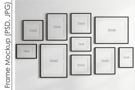 Gallery Wall Mockup PSD JPG (i01220)  WHAT IS INCLUDED  1 PSD file with a Smart Object 1 JPG file 3000x4000 px  PLEASE, NOTE: Objects are not movable and background color cannot be changed!  SAVE YOUR MONEY! BUY ONE OF OUR MEGA BUNDLES: FRAME MOCKUP BUNDLE "ALL FRAMES IN 1": https://creativemarket.com/VNmockup/7321265-Frame-Mockup-Bundle-All-Frames-in-1 MEGA MOCKUP BUNDLE "ALL SHOP IN 1": https://creativemarket.com/VNmockup/7321235-Mockup-Mega-Bundle-All-shop-in-1  HOW TO USE SMART OBJECTS IN PH Vertical Gallery Wall, Photo Wall Layout, Photo Gallery Wall Layout, Frame Wall Layout, Wall Frame Design, Gallery Wall Template, Gallery Wall Mockup, Family Pictures On Wall, Frame Wall Collage