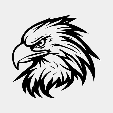 Croquis, Eagle Sports Logo, Eagle Graphic Design, Eagle Drawing Tattoo, Eagle Logo Symbols, Eagle Face Drawing, Eagle Art Draw, Logo Drawing Ideas, Eagle Logo Design Graphics