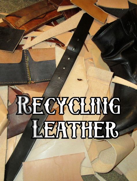 Repurposed Leather Ideas, Recycle Leather Ideas, What To Make With Leather Scraps Ideas, Making Belts Diy, Upcycled Leather Bag, Scrap Leather Crafts, Tandy Leather Projects, Upcycled Leather Projects, Recycled Leather Projects