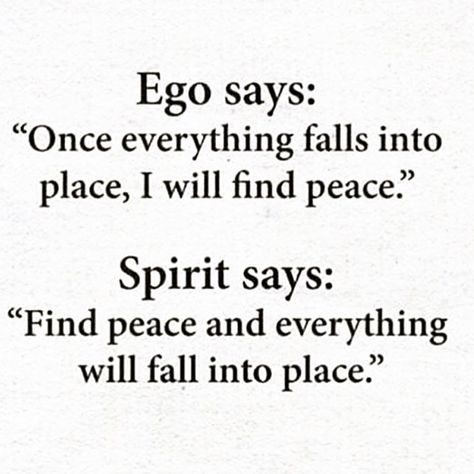 Peace Quotes, Letting Go Of Ego, Ego Quotes, Joseph Prince, Happy Stuff, Inner Peace Quotes, Quote Inspiration, Soul Searching, Mind Body Spirit