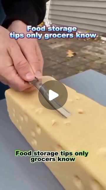 Essen, Food Storage Tips, Diy Hacks Videos, Food Hacks Videos, Cool Food Hacks, Kitchen Hacks Diy, Cool Hacks, Life Hacks Videos, Kitchen Hacks Cooking