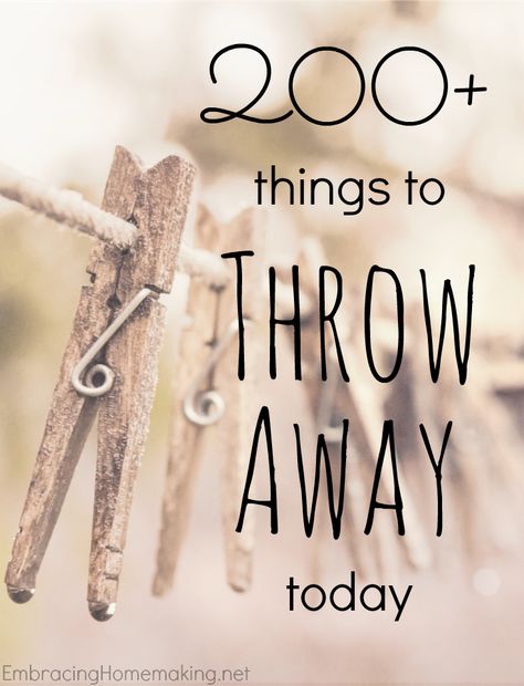 Things to Throw Away Declutter Help, Things To Throw Away, Down Sizing, Organize Life, Organisation Hacks, Ideas Para Organizar, Organize Declutter, Throw Away, Life Organization