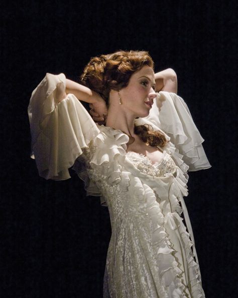 Phantom Musical, Seductive Clothing, Hadley Fraser, Light Eye Makeup, Blush Outfit, Opera Ghost, Victorian Gown, Sierra Boggess, Christine Daae