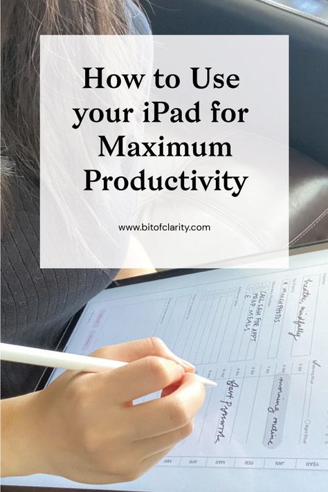 Organisation, How To Use Ipad For Study, How To Use Your Ipad As A Planner, Using Ipad For College, How To Use Your Ipad Productively, Using Ipad For Productivity, How To Use Ipad For Work, Creative Apps For Ipad, How To Use Ipad For College
