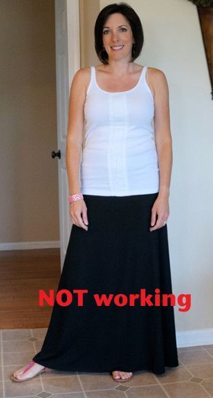 How to Wear a Maxi Skirt (and how NOT to wear a maxi skirt... and why) #maxiskirt Long Maxi Skirt Outfits, Maxi Skirt Work, Long Black Skirt Outfit, Black Maxi Skirt Outfit, Maxi Skirt Outfit Summer, Long Black Maxi Skirt, Casual Maxi Skirt, Rok Outfit, White Skirt Outfits