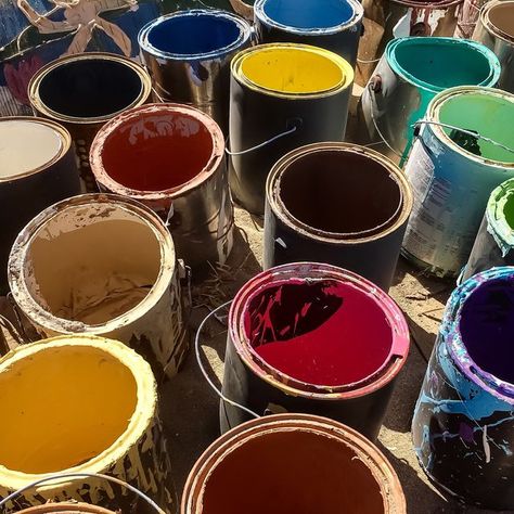 how to dispose of paint Gallon Paint Can Storage Ideas, How To Dispose Of Paint, Recycled Buttons, Gallon Of Paint, Leftover Paint, Recycling Center, Can Storage, Latex Paint, What To Use