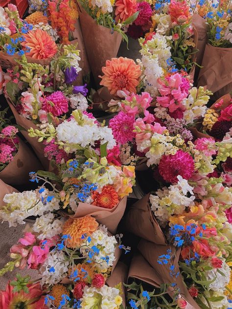 georgiamurrayyy Summer Floral Aesthetic, Blog Aesthetic Pictures, Flowers Farmers Market Aesthetic, Flower Farmer Aesthetic, Flowers At Farmers Market, Farmer’s Market Aesthetic, Summer Market Aesthetic, Local Market Aesthetic, Shop Local Aesthetic