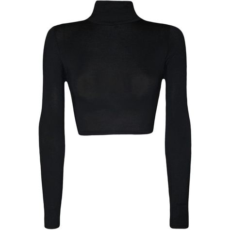 Harmony Turtle Neck Crop Top ($12) ❤ liked on Polyvore featuring tops, shirts, crop tops, black, long sleeves, cropped tops, cut-out crop tops, turtle neck crop top, long sleeve tops and long sleeve shirts Plain Crop Tops, Look Working Girl, Turtleneck Crop Top, Turtle Neck Shirt, Black Long Sleeve Crop Top, Cropped Turtleneck, Turtle Neck Crop Top, Laced Up Shirt, Turtleneck Shirt