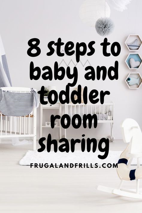 Toddler And Baby Girl Shared Room, Shared Girls Room Toddler And Baby, Two Boys Room Ideas, Toddlers Sharing Room, Toddler And Baby Room Sharing, Newborn And Toddler Room Shared, Toddler And Baby Shared Room Girls Ideas, Kids Sharing Room Ideas, Toddler Nursery Room Ideas