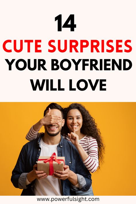 Looking for surprise gifts for boyfriend? Maybe on his birthday? Here's how to surprise your boyfriend | small surprises for boyfriend | Spoiling boyfriend ideas for him | Surprise ideas for boyfriend | Little surprises for boyfriend | Romantic surprises for him. Valentine Surprises For Boyfriend, Unique Surprises For Boyfriend, Gifts To Surprise Boyfriend, Sweet Things To Do For Your Boyfriend Diy, Cute Surprises For Him, Ways To Surprise Boyfriend, Small Surprise For Boyfriend, Cute Ways To Give Your Boyfriend A House Key, Boyfriend Airport Surprise