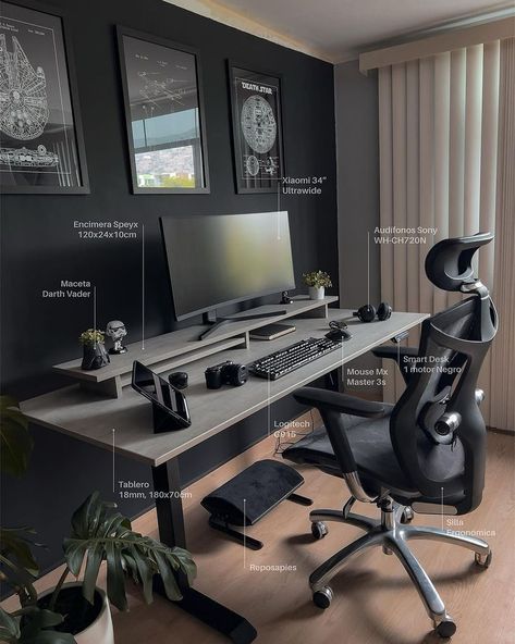 Make sure you save this one 👀 you’ll thank me later 🤝 - Welcome to the official CDS Pinterest account. We post daily workspaces, desk setups, and home offices for your inspiration. - All credit goes to @speyx.design - #desksetup #workspace #homeoffice #officeinspiration #minimalist #deskdecor #workspaceinspiration #workfromhome #deskgoals #deskorganization #officedesign #deskstyling #officegoals #homedecor #desksetupgoals Clean Desk Setup, Tech Home Office, Gaming Desk Setup, Clean Desk, Computer Desk Setup, Send To A Friend, Home Studio Setup, Desktop Setup, Desk Inspiration