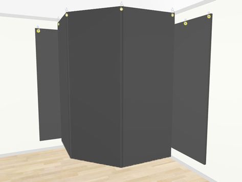 How to Build a DIY Vocal Booth for Under $85 | Black Ghost Audio Recording Booth Diy, Diy Vocal Booth How To Build, Portable Sound Booth, Diy Soundproof Booth, Home Vocal Booth, Diy Home Studio Music, Diy Voice Over Booth, Diy Sound Booth Recording Studio, Sound Booth Diy