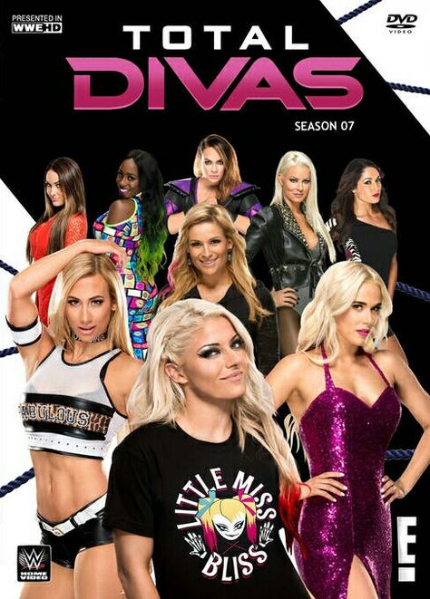 WWE TOTAL DIVAS SEASON 7 Wwe Total Divas, Dana Brooke, Total Divas, Sasha Bank, Charlotte Flair, Wwe Womens, Wwe Divas, Season 7, Wwe Superstars