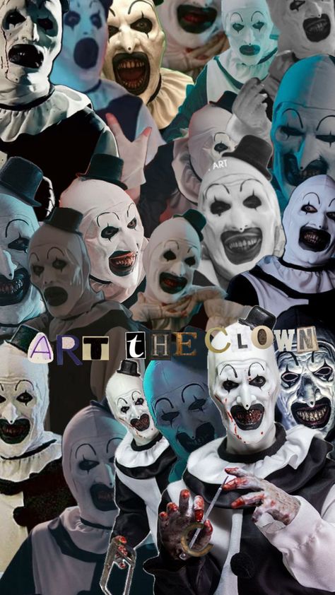 #terrifier Clowncore Aesthetic, Clown Pics, Art The Clown, Cute Clown, Cute Simple Wallpapers, Halloween Boys, The Clown, Movie Wallpapers, Simple Wallpapers