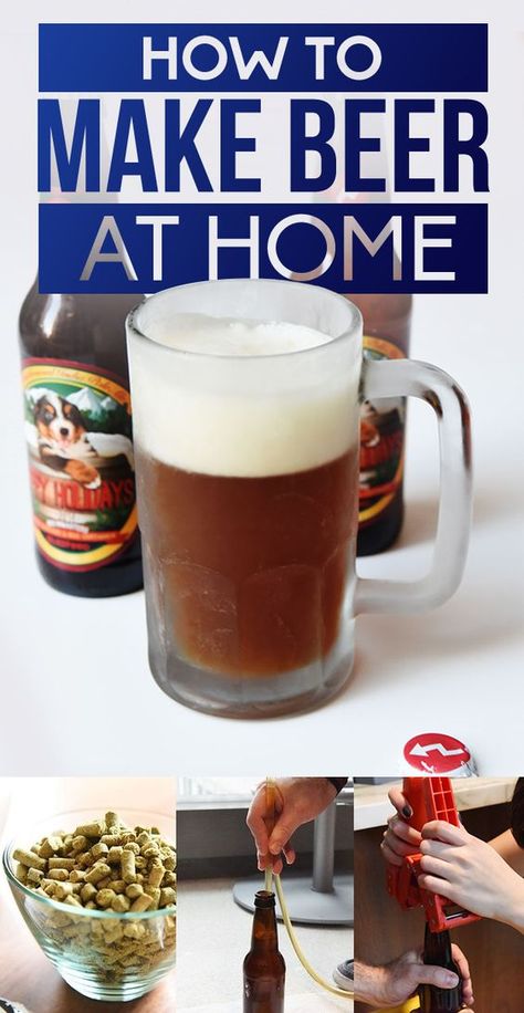 Essen, Home Brewing Beer, How To Make Beer At Home, Beer Brewing Recipes, Brewing Recipes, Homemade Beer, Diy Beer, Homebrew Recipes, Brewing Beer