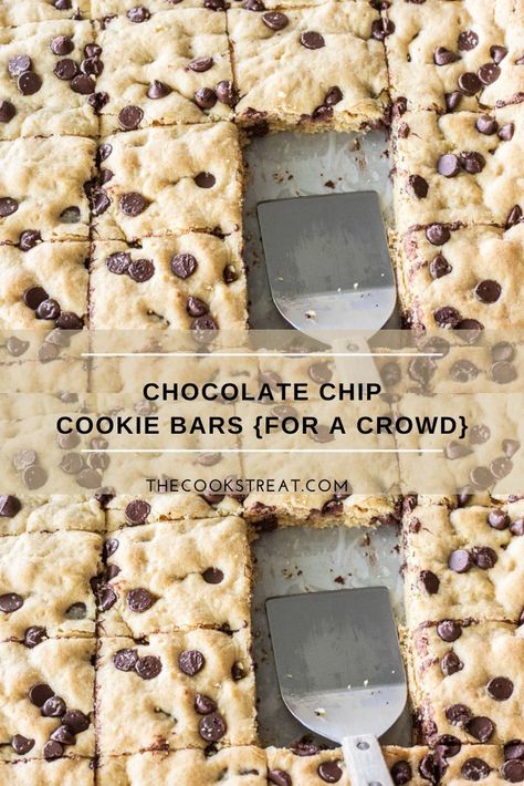 Easy Baked Goods For A Crowd, Treats To Share At Work, Large Batch Squares, Non Messy Desserts, Big Batch Of Cookies, Sheet Pan Cookie Bars For A Crowd, Easy Dessert To Feed A Crowd, Desert For Large Crowd, Easy Squares For A Crowd