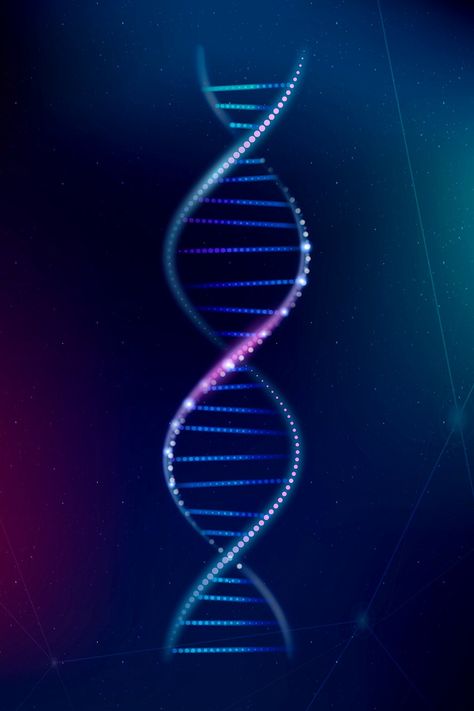 DNA genetic biotechnology science vector purple neon graphic | premium image by rawpixel.com / Kul Logos, Dna Design Graphics, Laboratory Biology, Science Vector, Dna Helix, Laboratory Design, Dna Design, Science Park, Purple Neon