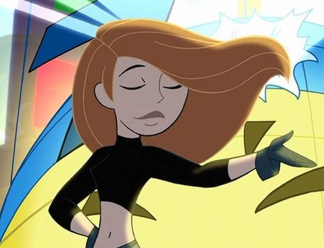 Kim Possible Movie, Flip Tv, Kim Possible And Ron, Amnesia Anime, Victory Pose, Tv Tropes, Kim Possible, Charlies Angels, Hair Flip