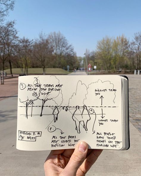 Sketching Perspective, Tree Perspective, Lines Drawing, Horizon Landscape, Horizon Line, Line Photography, Episode Backgrounds, One Point Perspective, Perspective Photography