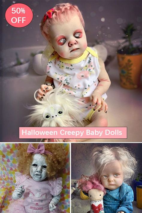 How To Make A Creepy Doll, Halloween Dolls Creepy, Diy Scary Dolls, Diy Creepy Dolls, Creepy Dolls Diy, Scary Doll Costume, Creepy Doll Art, Diy Zombie Dolls, Diy Halloween Doll