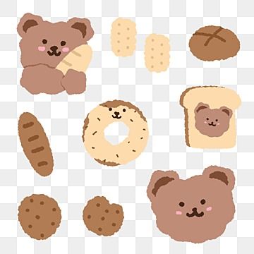 Croquis, Kawaii, Cute Journal Stickers Korean, Teddy Stickers Printable, Cute Korean Stickers Printable Bear, Brown Goodnotes Icon, Korean Cute Stickers Png, Cute Teddy Bear Stickers, Cute Bear Icon Korean