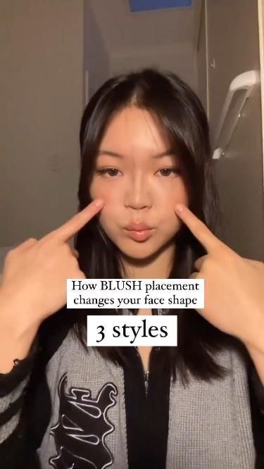 Makeup hack Blush According To Face Shape, Makeup Looks For Diamond Face Shape, Heart Shape Makeup Looks, Which Hairstyle Suits You Face Shapes, Makeup On Long Faces, Blush On Face Shape, Blush For Different Face Shapes, Contouring Square Face Shape, How To Get A Diamond Face Shape